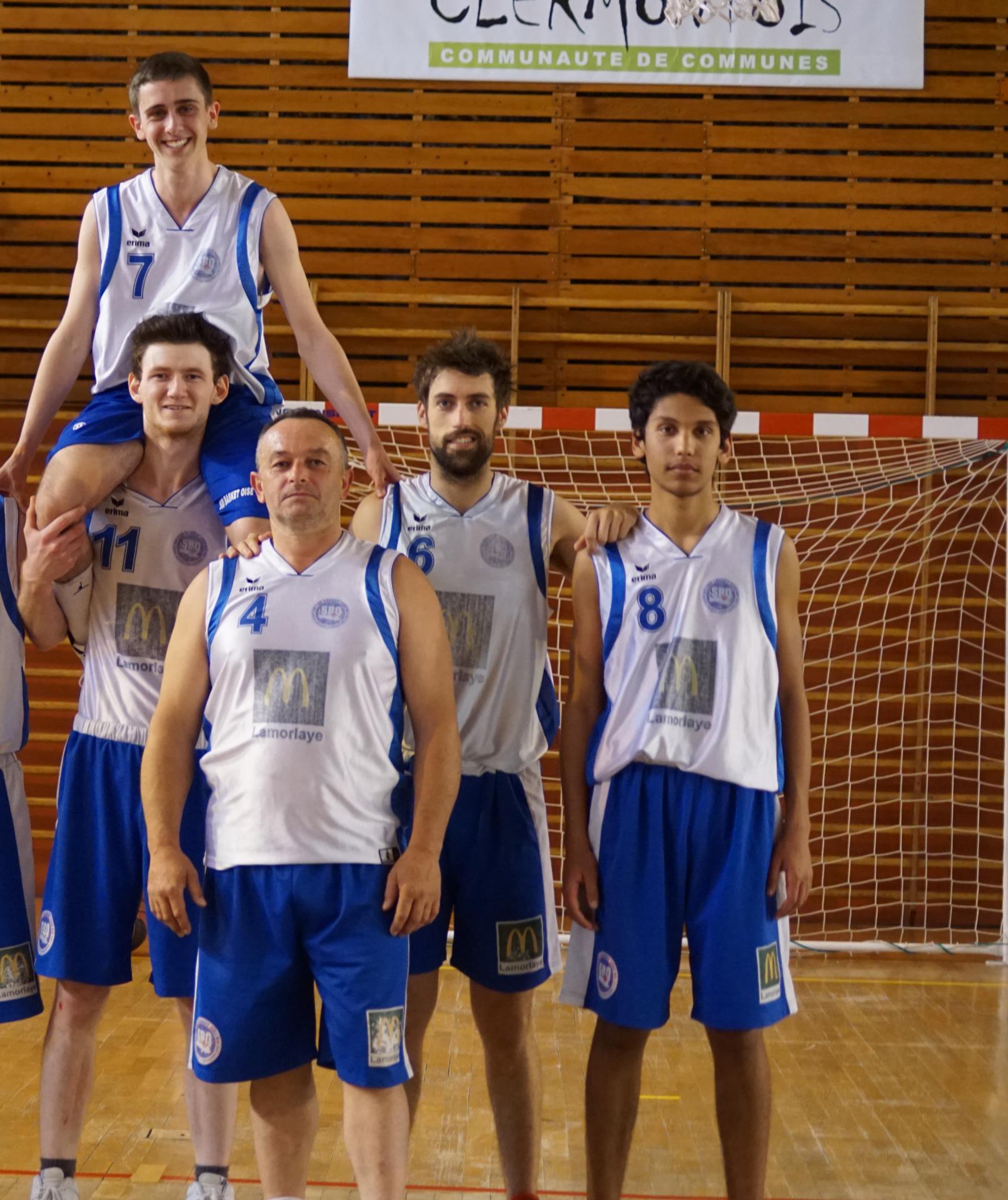 Seniors Masculins Sud basket Oise Saison 2018-2019