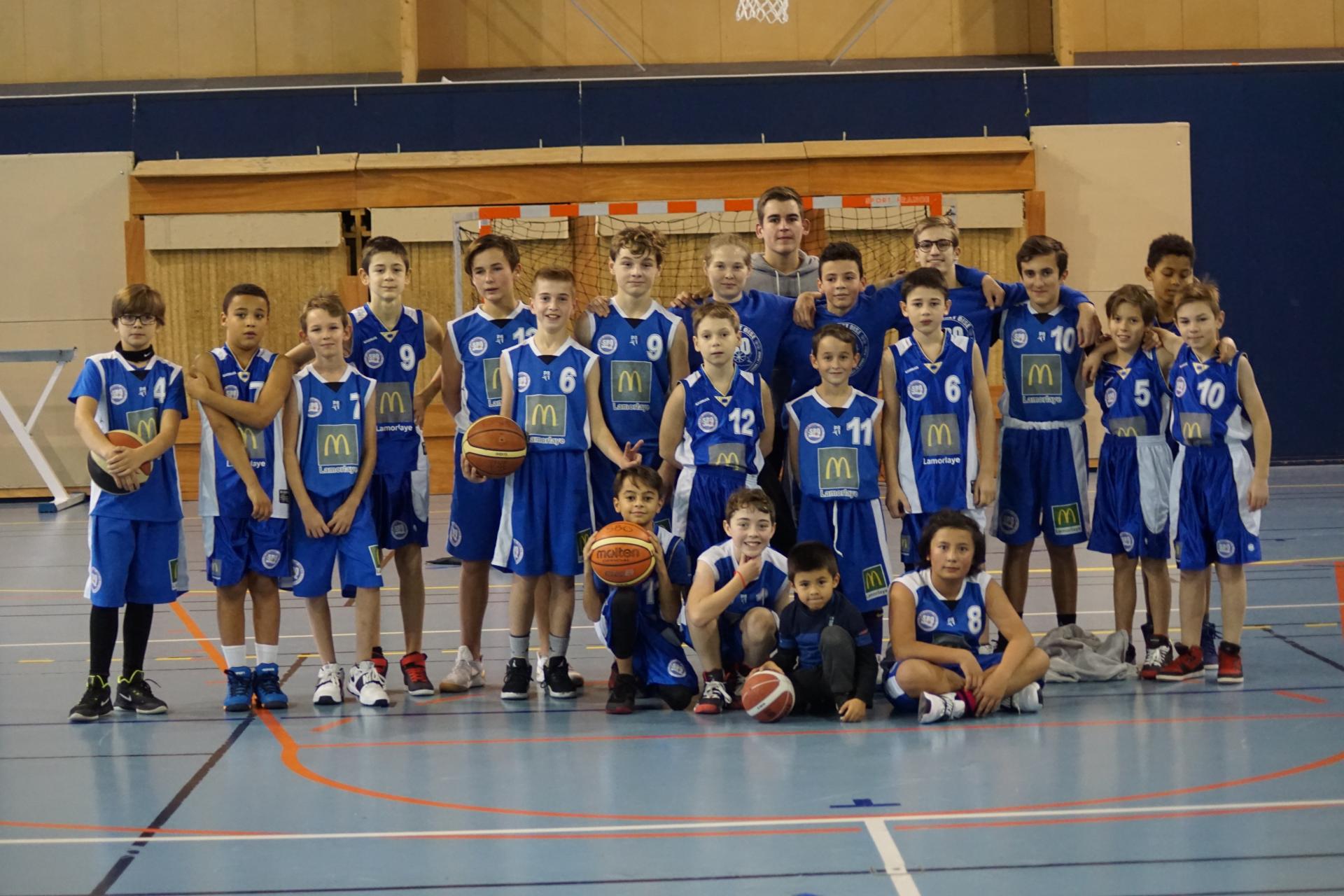 DEUX EQUIPES U13 Sud Basket Oise