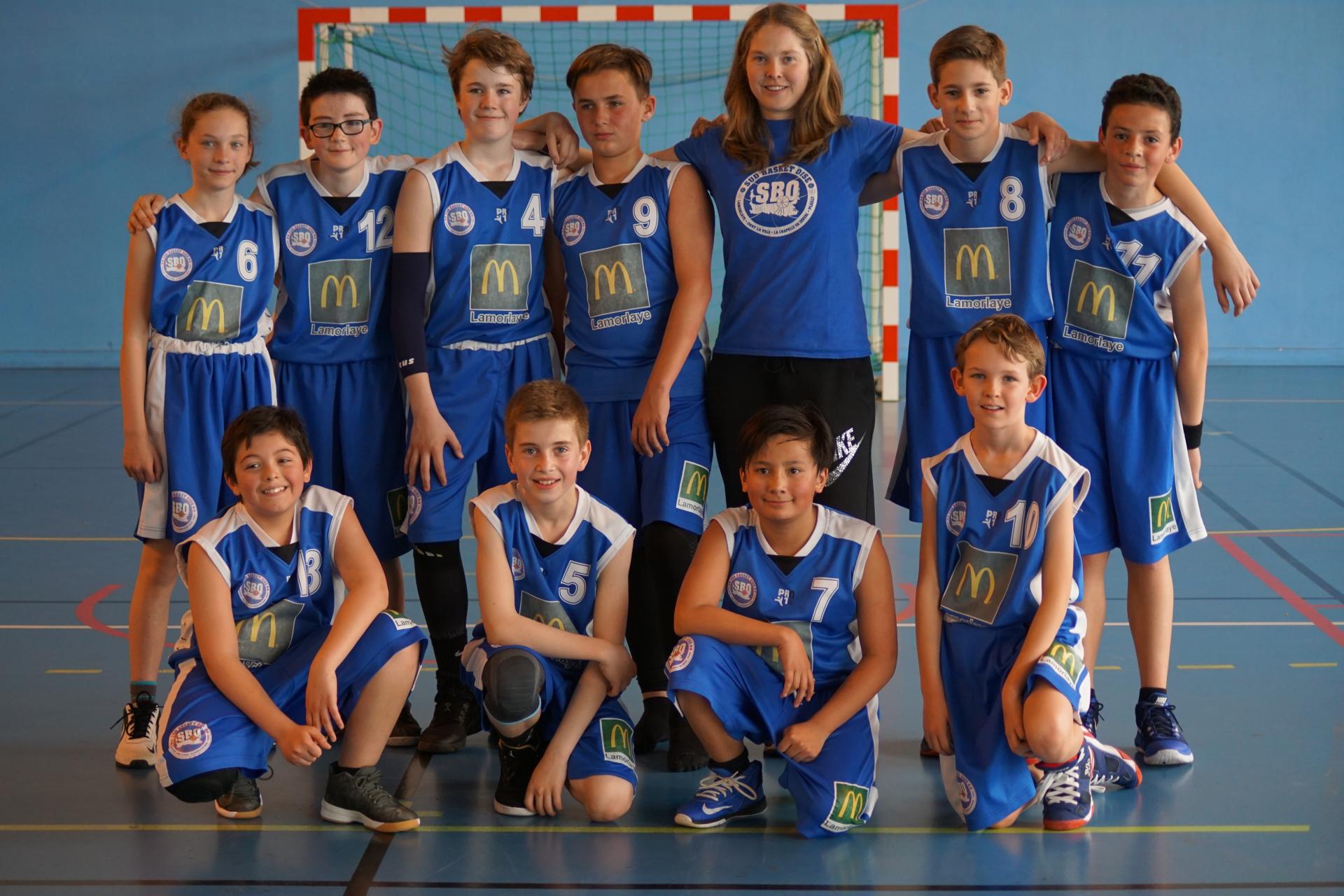 SUD BASKET OISE U13 Saison 2017-2018