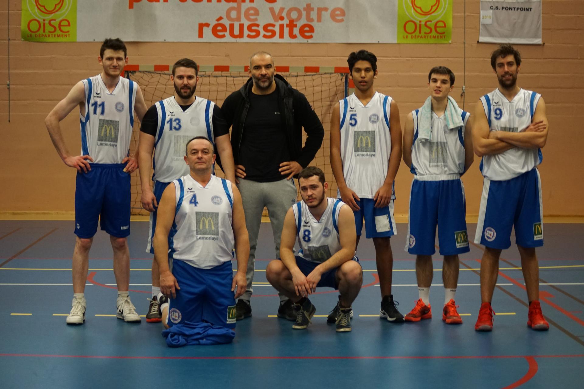 Seniors Masculins Sud Basket Oise Saison 2018-2019