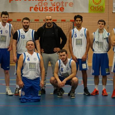 Seniors Masculins Sud Basket Oise Saison 2018-2019