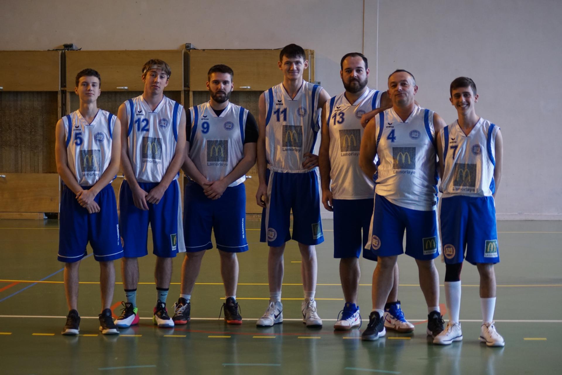 SENIORS MASCULINS SUD BASKET OISE Saison 2018-2019