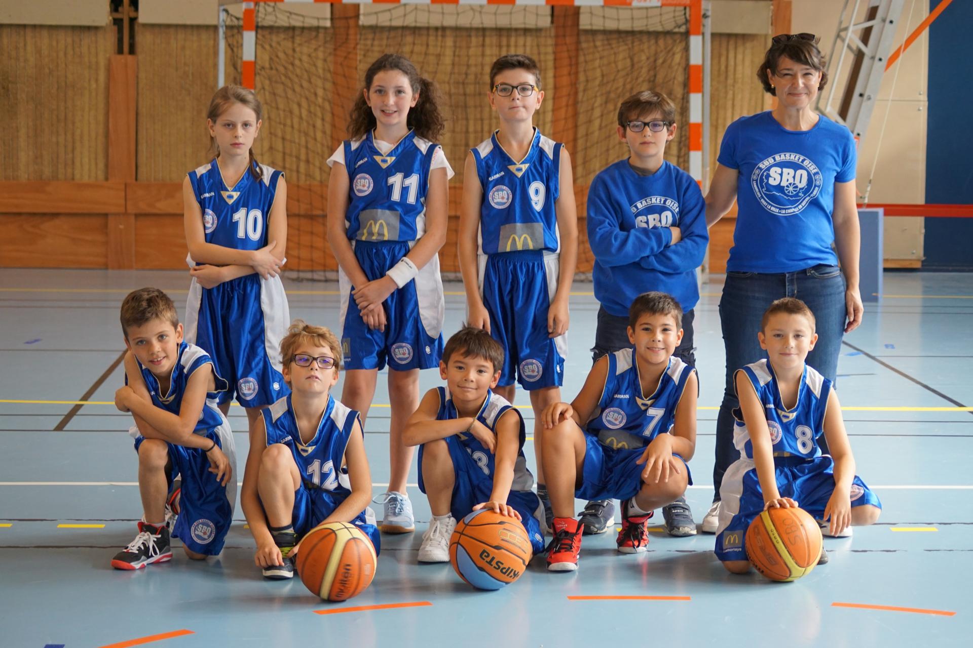 U11 Sud basket Oise Saison 2018-2019