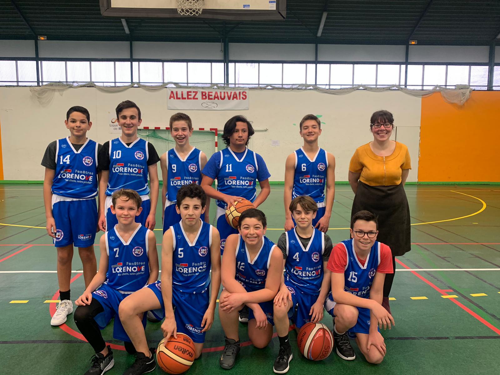 U15M équipe B Sud Basket Oise