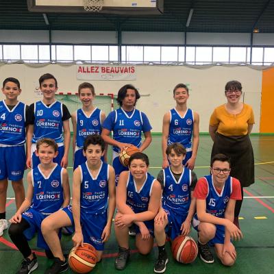 U15M équipe B Sud Basket Oise