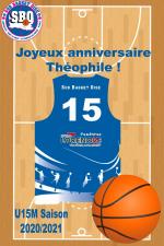 Anniversaire sud basket oise theophile