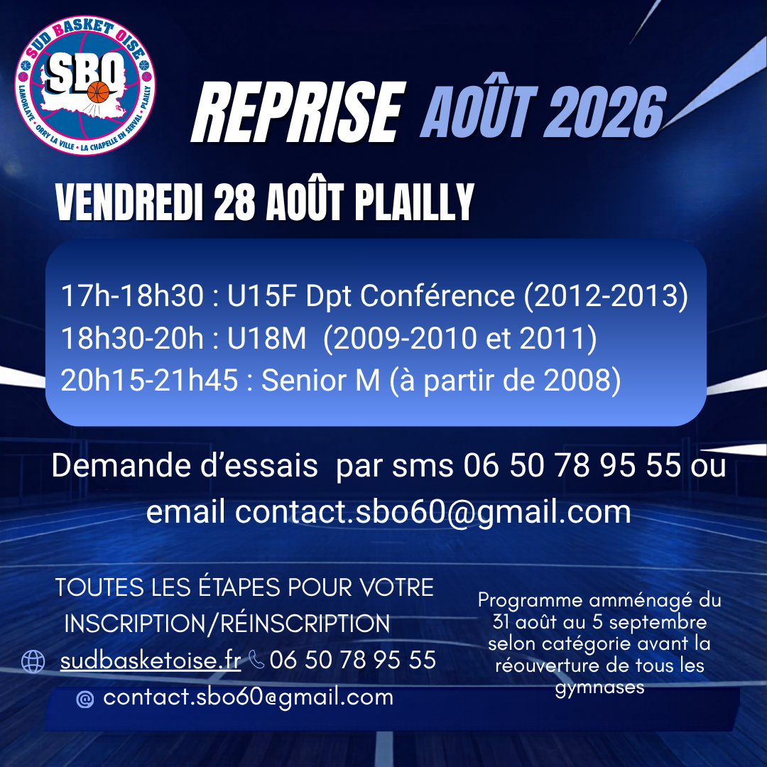 Reprise sud basket oise