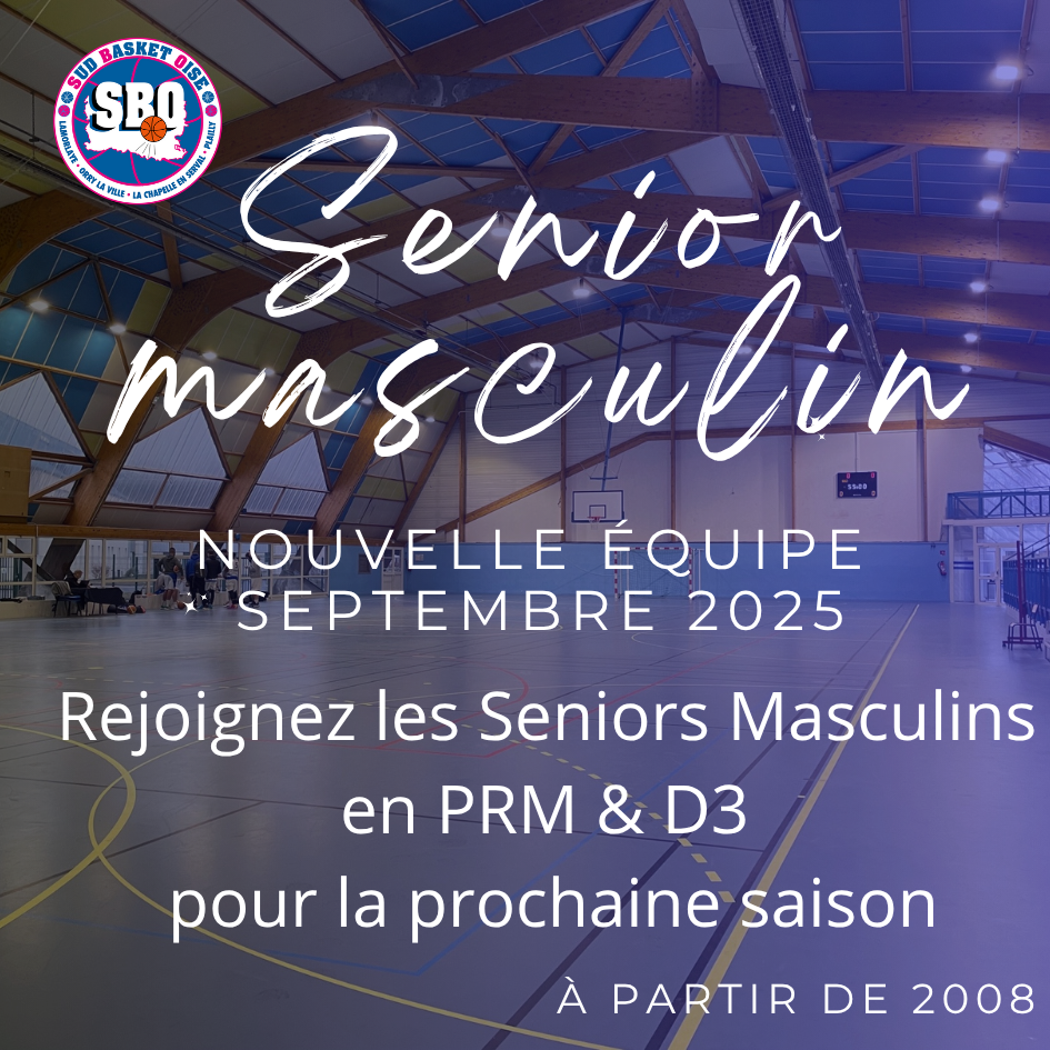 Senior masculin sud basket oise