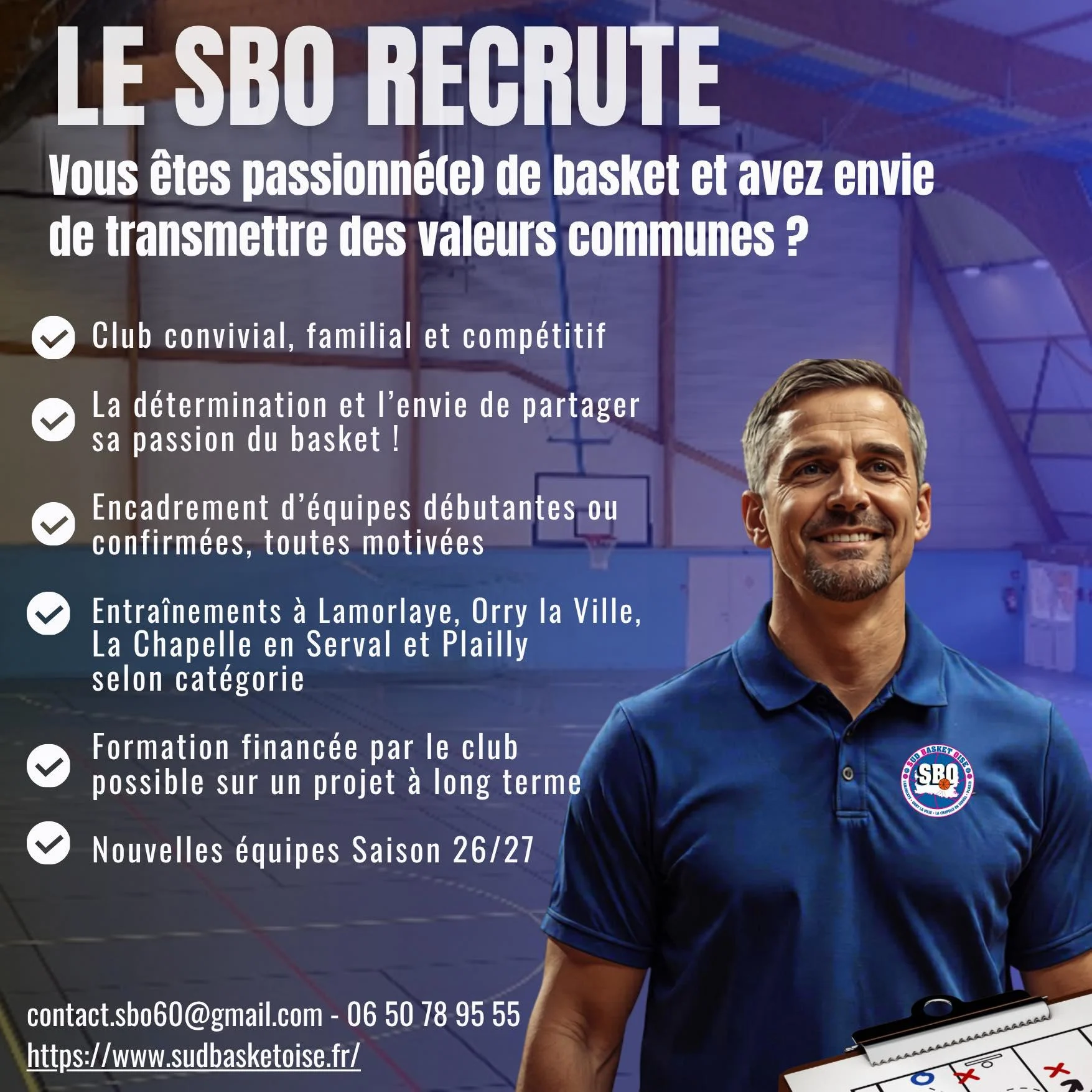 Sud basket oise coach